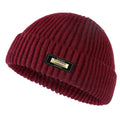Autumn and winter woolen hats for men and women, melon skin hats, double-layer warm outdoor windproof knitted hats