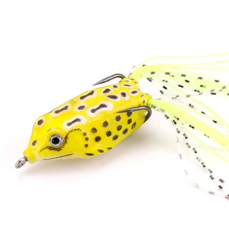WEIHE 5pcs/15pcs Frog Fishing Bait Combo Soft Fishing Lure Kit Tackle Box Kits Pesca PVC Frogs Unit