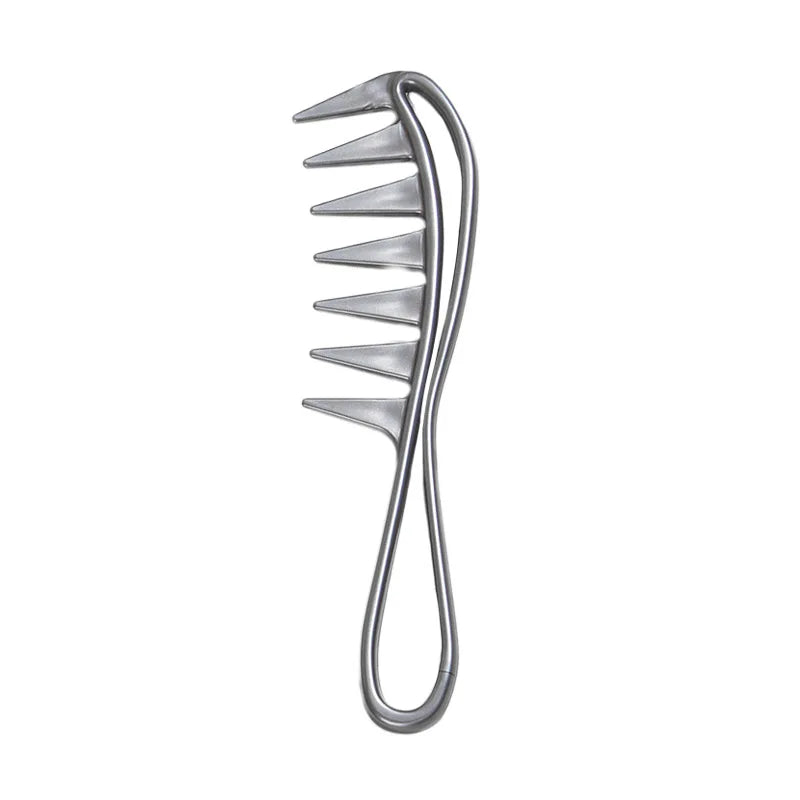Antistatic Wide Teeth Retro Oil Head Comb Hair Styling Zoning Comb Detangle Curl Hair Comb Salon Hairdressing Tool For Men Woman