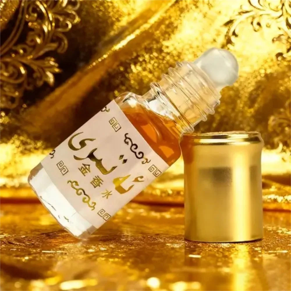Arabian Gold Attar Roll-On Perfume Oil LongLasting Alcohol-Free Concentrated Fragrance Oil For Men Women Portable Body Fragrance