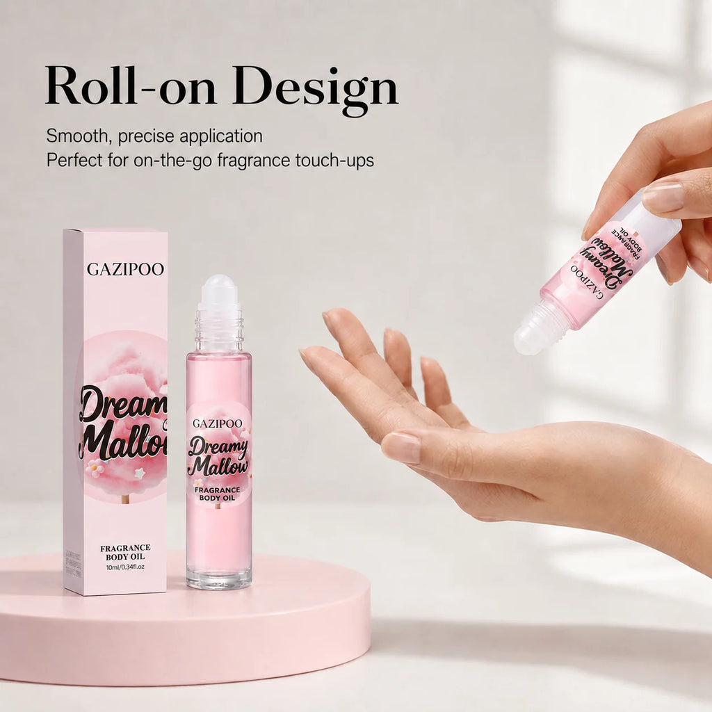 10ML Roll‑On Pheromone Oil - Portable Fragrance Oil,Cotton Candy Floral Fruity Rich Scent Eau de Parfum for Traveling or Dating
