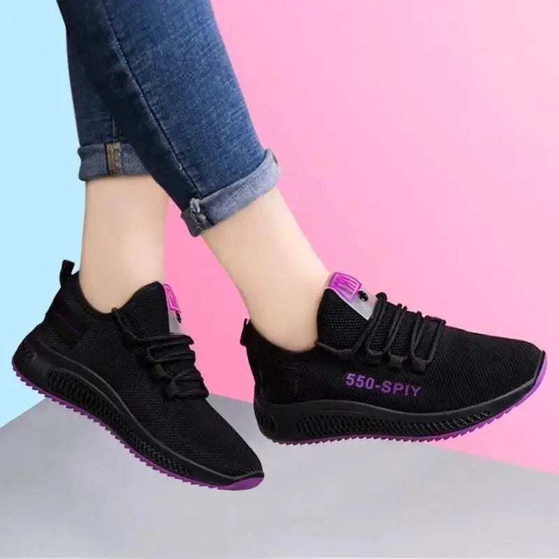 Tenis Feminino 2026 summer Women's Woven Shoes for Outdoor Sneakers Air Mesh Walking Jogging Trainers Basket Chaussures Femme