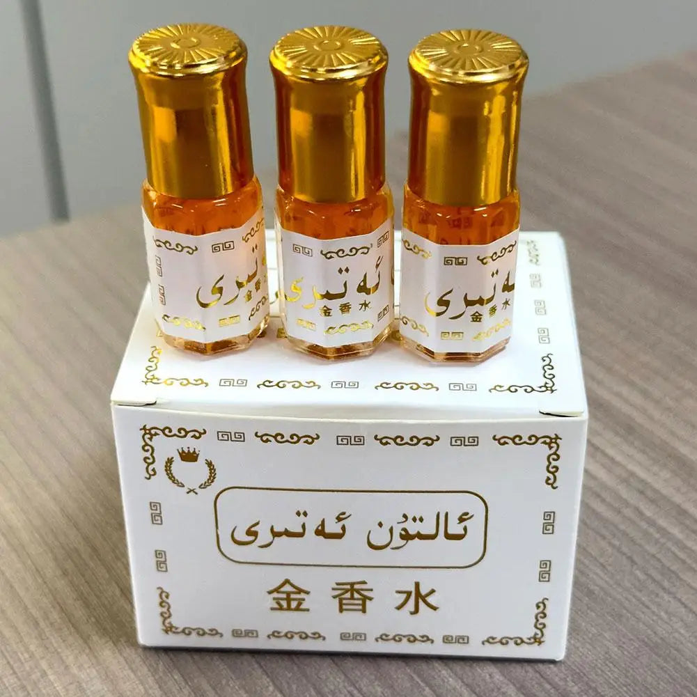 Arabian Gold Attar Roll-On Perfume Oil LongLasting Alcohol-Free Concentrated Fragrance Oil For Men Women Portable Body Fragrance