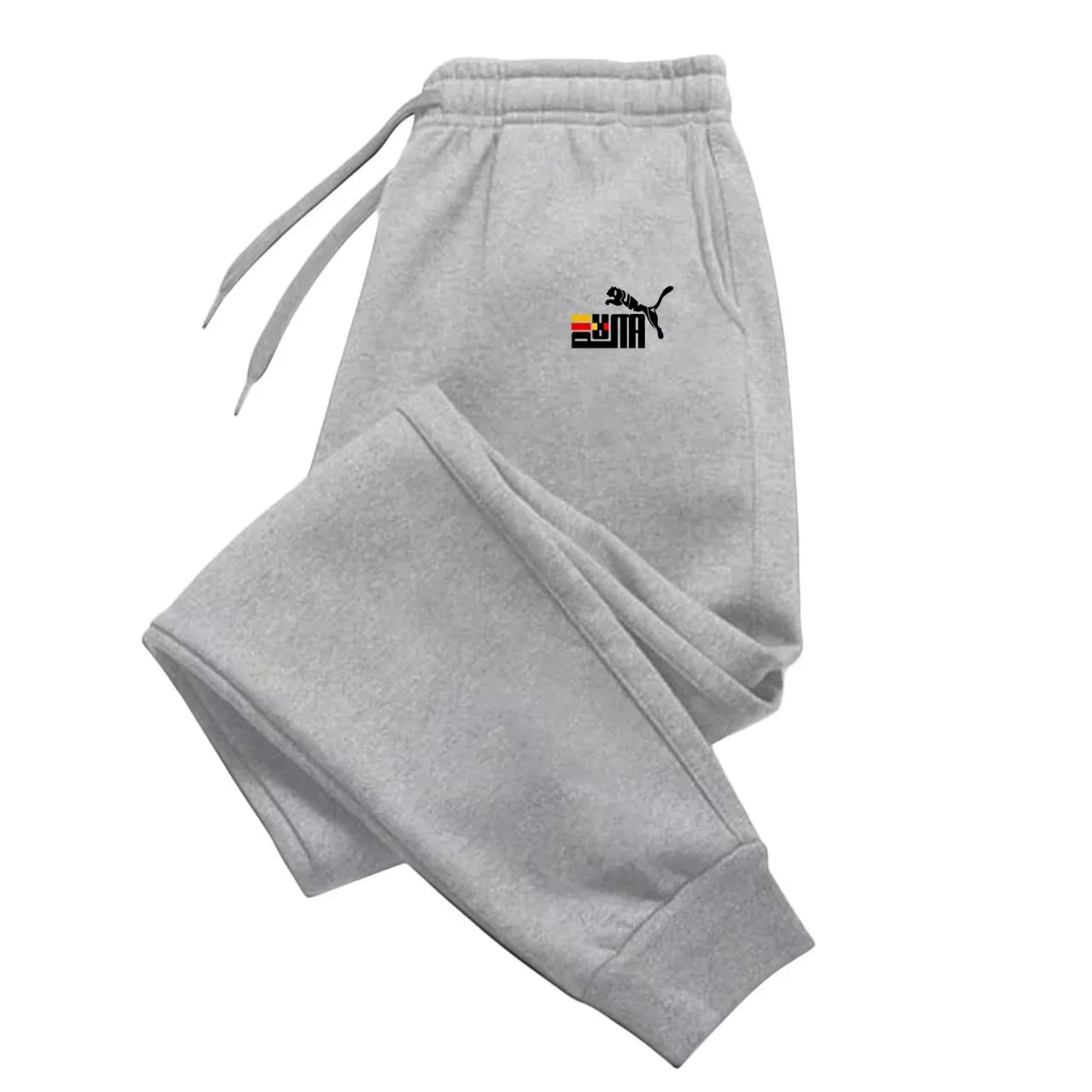 2026 Fashion Men's Solid Color Sport Pants - Autumn-Winter Fleece Sport Casual Pants - Men's Fitness Tight Sport Pants