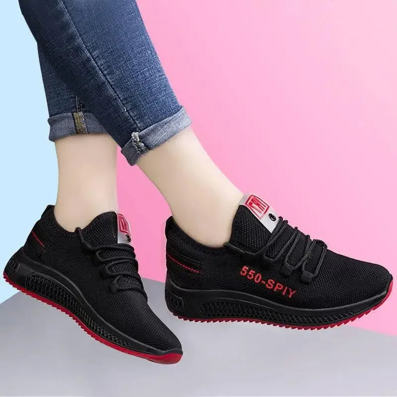 Tenis Feminino 2026 summer Women's Woven Shoes for Outdoor Sneakers Air Mesh Walking Jogging Trainers Basket Chaussures Femme