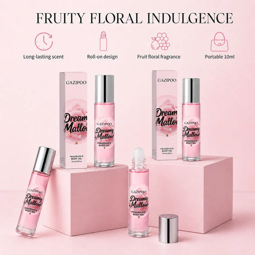 10ML Roll‑On Pheromone Oil - Portable Fragrance Oil,Cotton Candy Floral Fruity Rich Scent Eau de Parfum for Traveling or Dating
