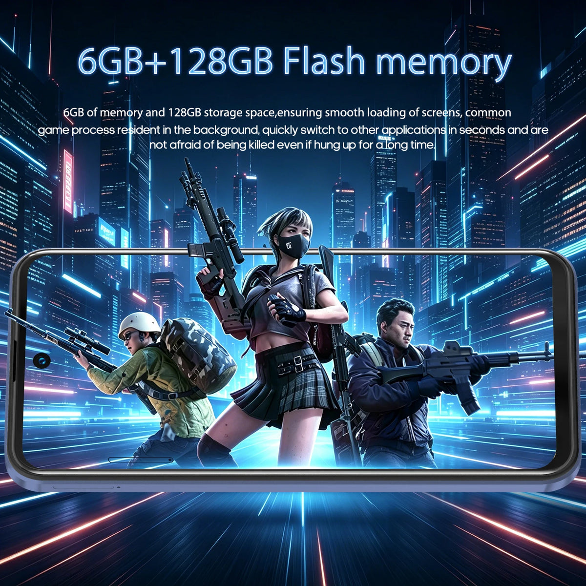FUFFI M17 Pro Smartphone Android 8G RAM 512GB ROM 6.56 Inch Cellphone 720x1612HD 24+48MP 5800mAh Battery 4G Network Mobile Phone