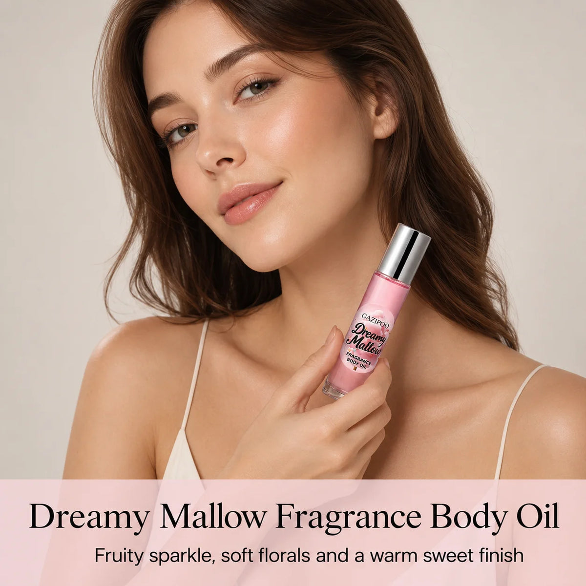 10ML Roll‑On Pheromone Oil - Portable Fragrance Oil,Cotton Candy Floral Fruity Rich Scent Eau de Parfum for Traveling or Dating