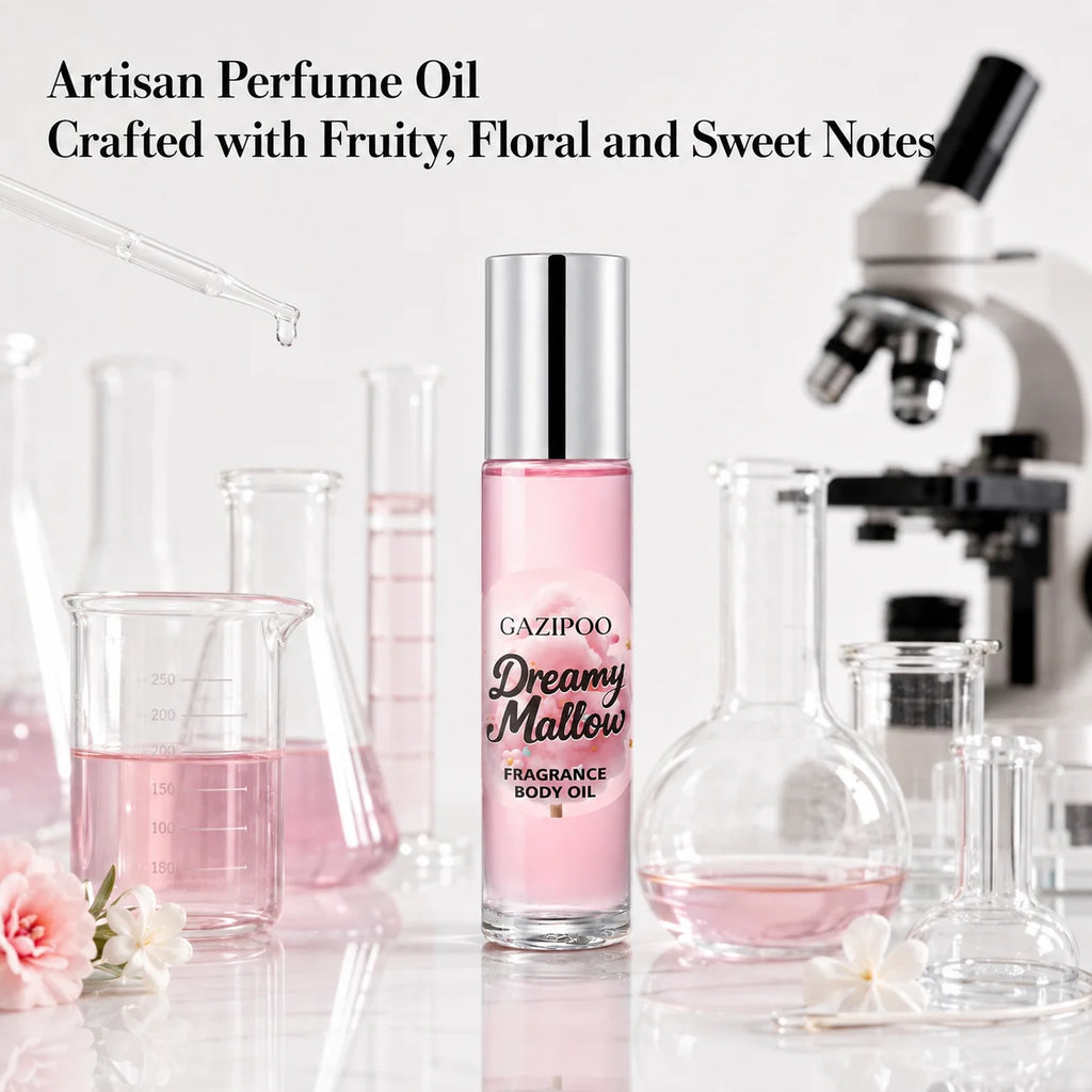 10ML Roll‑On Pheromone Oil - Portable Fragrance Oil,Cotton Candy Floral Fruity Rich Scent Eau de Parfum for Traveling or Dating