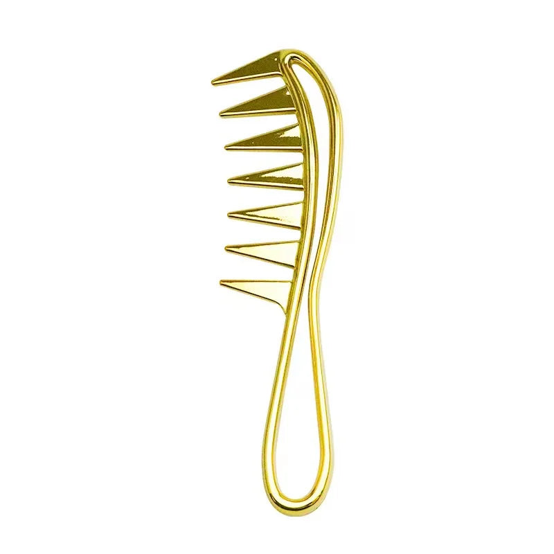 Antistatic Wide Teeth Retro Oil Head Comb Hair Styling Zoning Comb Detangle Curl Hair Comb Salon Hairdressing Tool For Men Woman