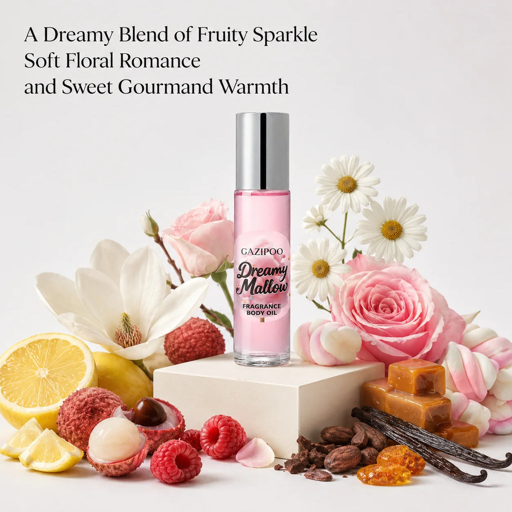 10ML Roll‑On Pheromone Oil - Portable Fragrance Oil,Cotton Candy Floral Fruity Rich Scent Eau de Parfum for Traveling or Dating