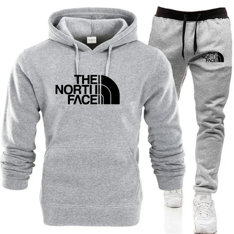 2026 Autumn/Winter New Printed Men's and Women's Fashion Casual Sports Suit Outdoor Fitness Jogging Hooded S Luxury Hooded Sport