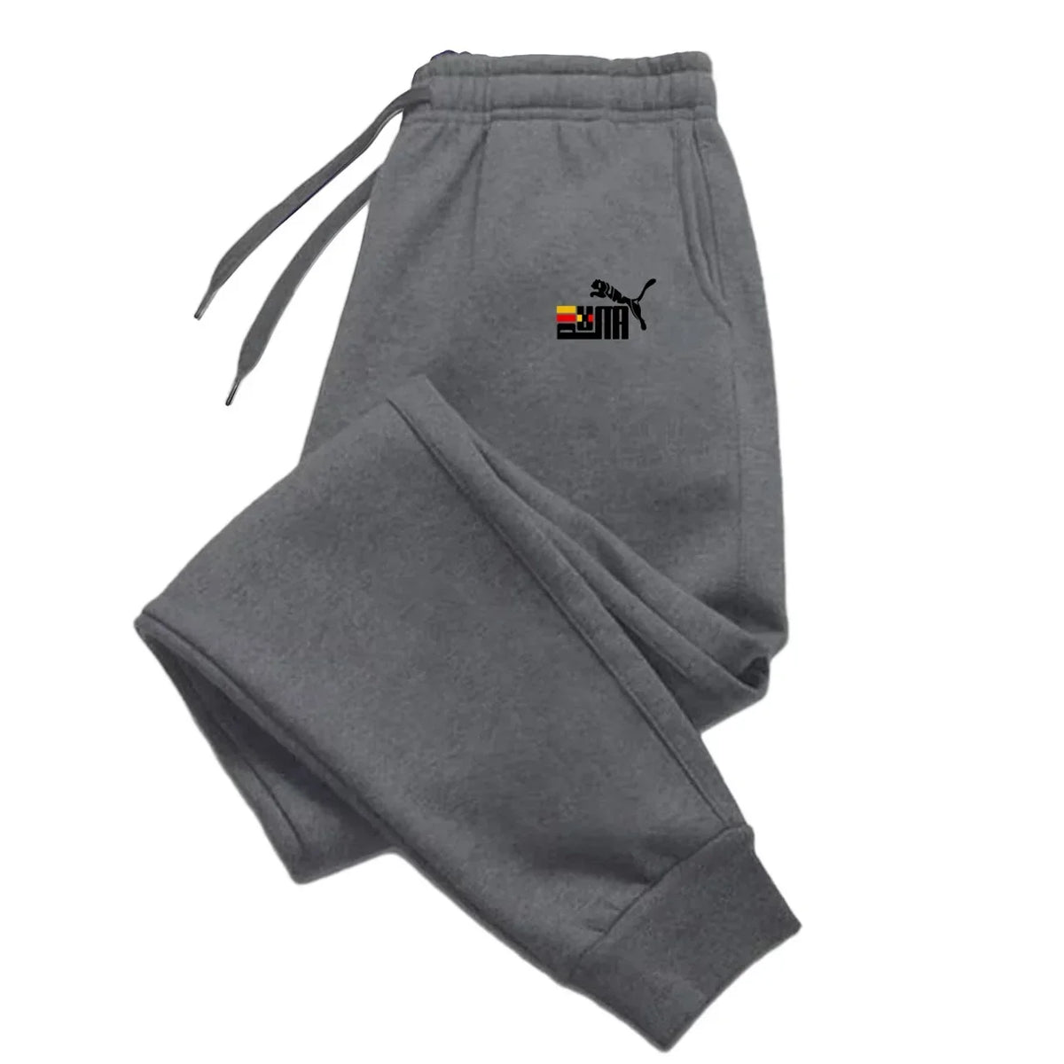 2026 Fashion Men's Solid Color Sport Pants - Autumn-Winter Fleece Sport Casual Pants - Men's Fitness Tight Sport Pants