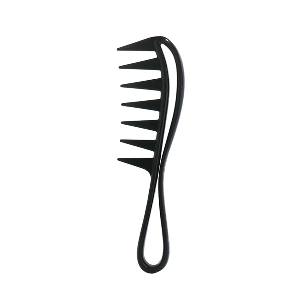 Antistatic Wide Teeth Retro Oil Head Comb Hair Styling Zoning Comb Detangle Curl Hair Comb Salon Hairdressing Tool For Men Woman