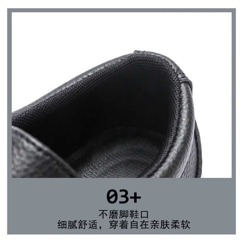 New Fashion Plain Lace-up Loafers Men's Comfort Sneakers Daily Driving Shoes Man Casual Faux Leather Business Moccasins White