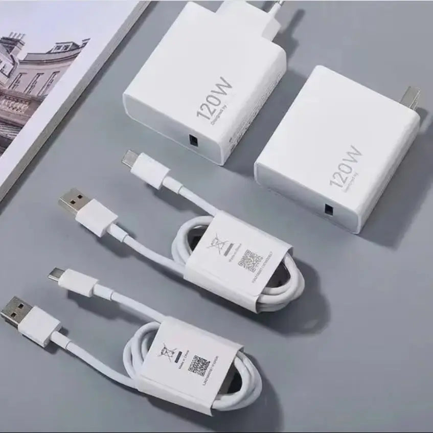For Xiaomi Charger 120W  Adapter Fast Charging Hypercharge Cargador EU US Redmi Note Pro Mi 14 13T 13 12T T Pro