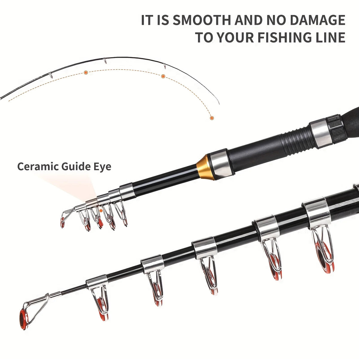 Ultra Short Mini Sea Fishing Rod for Lure Winter Ice Pole Pocket Telescopic Fishing rods 1M-2.3M For Travel Saltwater Freshwater