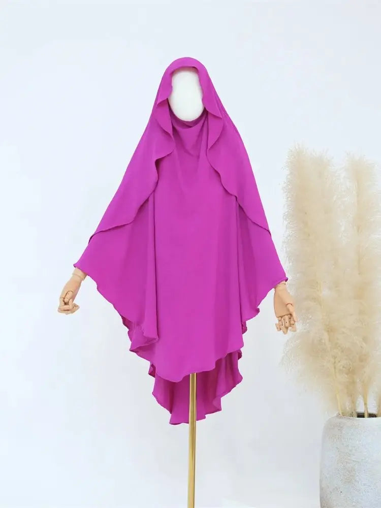 Ramadan Solid Khimar Abaya Dubai Niqab Turkey Arabic Muslim Hijab Islam Prayer Clothes For Women Djellaba Turban Musulmans Femme